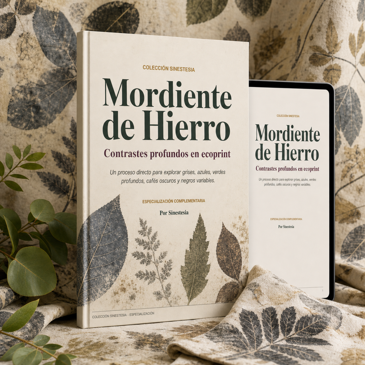 Mordiente de Hierro para Ecoprint — Contrastes Profundos | Sinestesia