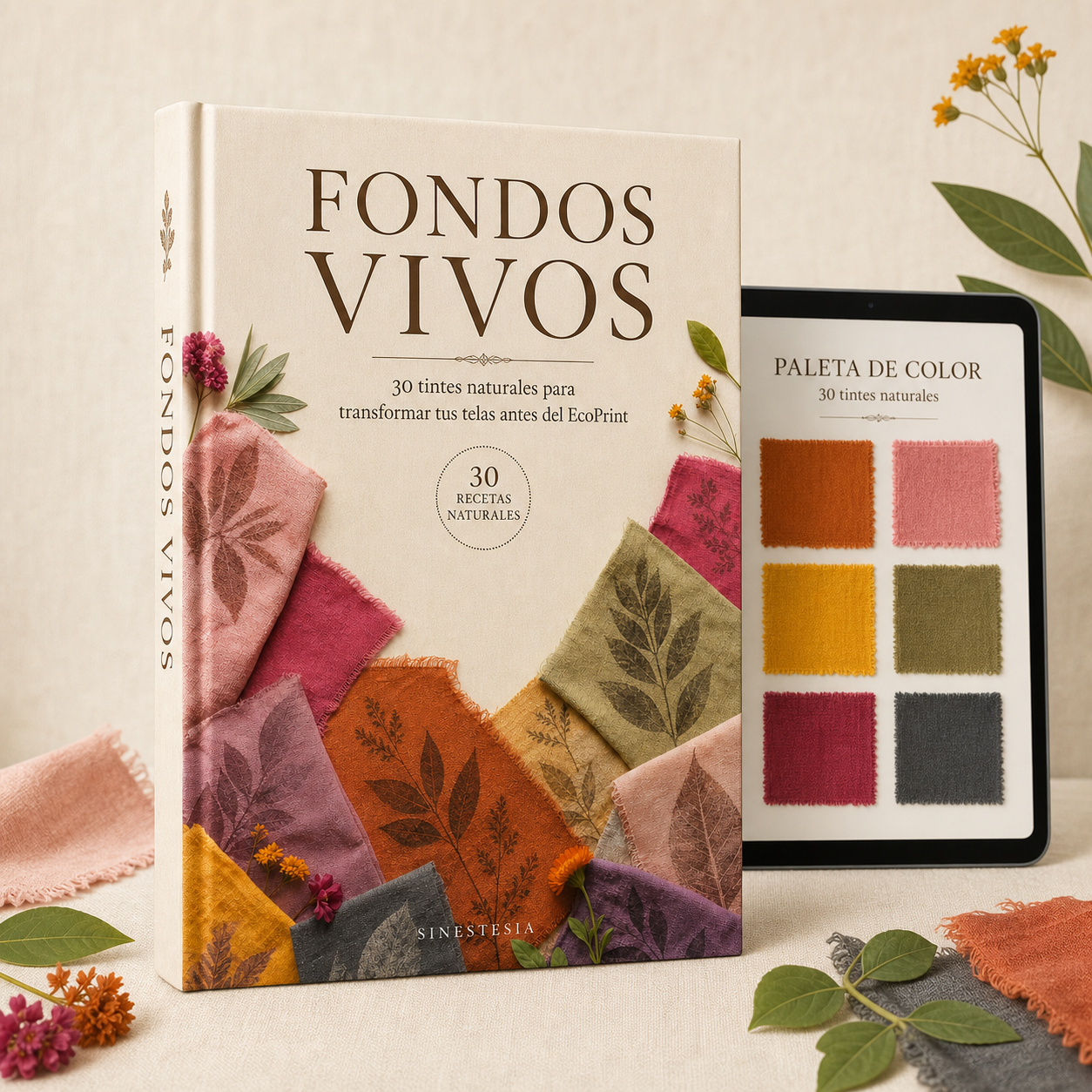 Fondos Vivos: 30 Tintes Naturales para EcoPrint
